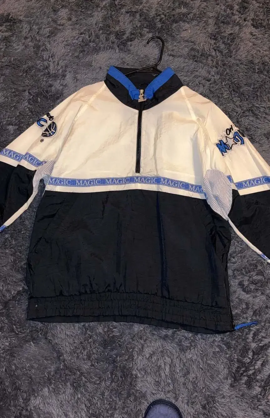 Vintage 90s Pro Player NBA Orlando Magic Full-Zip Puffer Jacket